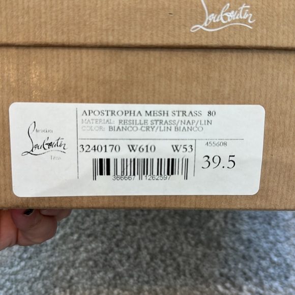 Christian Louboutin Apostropha Mesh Strass - Picture 10 of 10